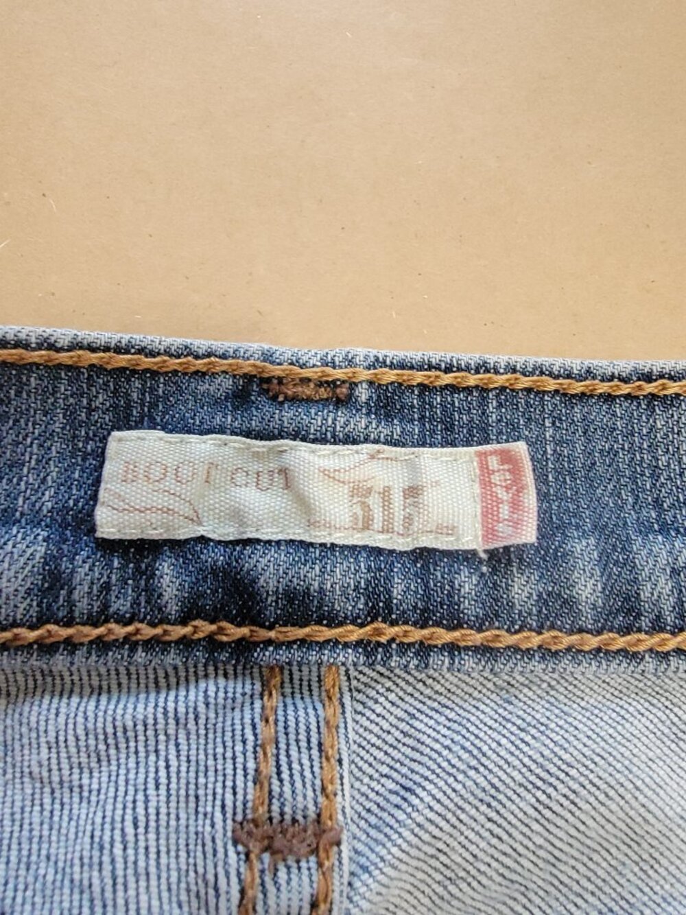 Levi's Size 4 Bootcut 515 Denim Blue Jeans - Picture 10 of 15